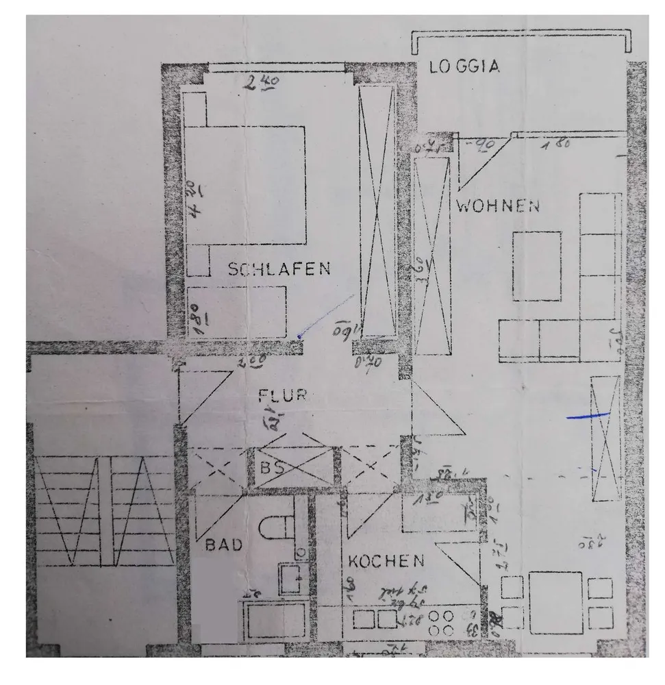 2 Zimmer Wohnung mit 68 m² in Hof – Bild 2