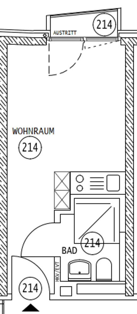 1 Zimmer Wohnung mit 20 m² in München – Bild 7