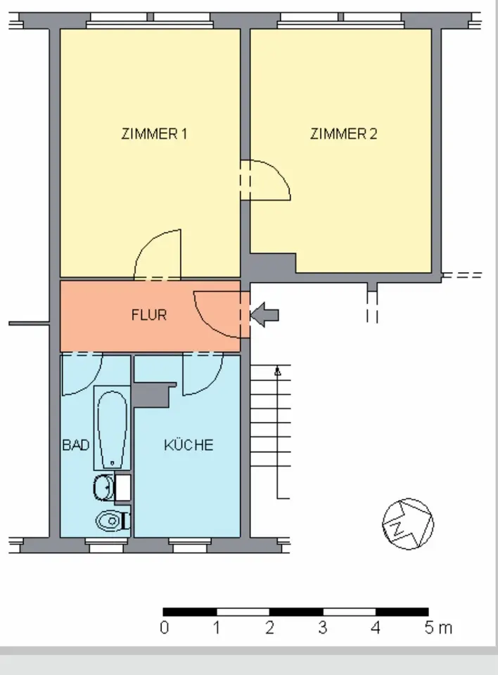2 Zimmer Wohnung mit 48 m² in Lutherstadt Wittenberg – Bild 6