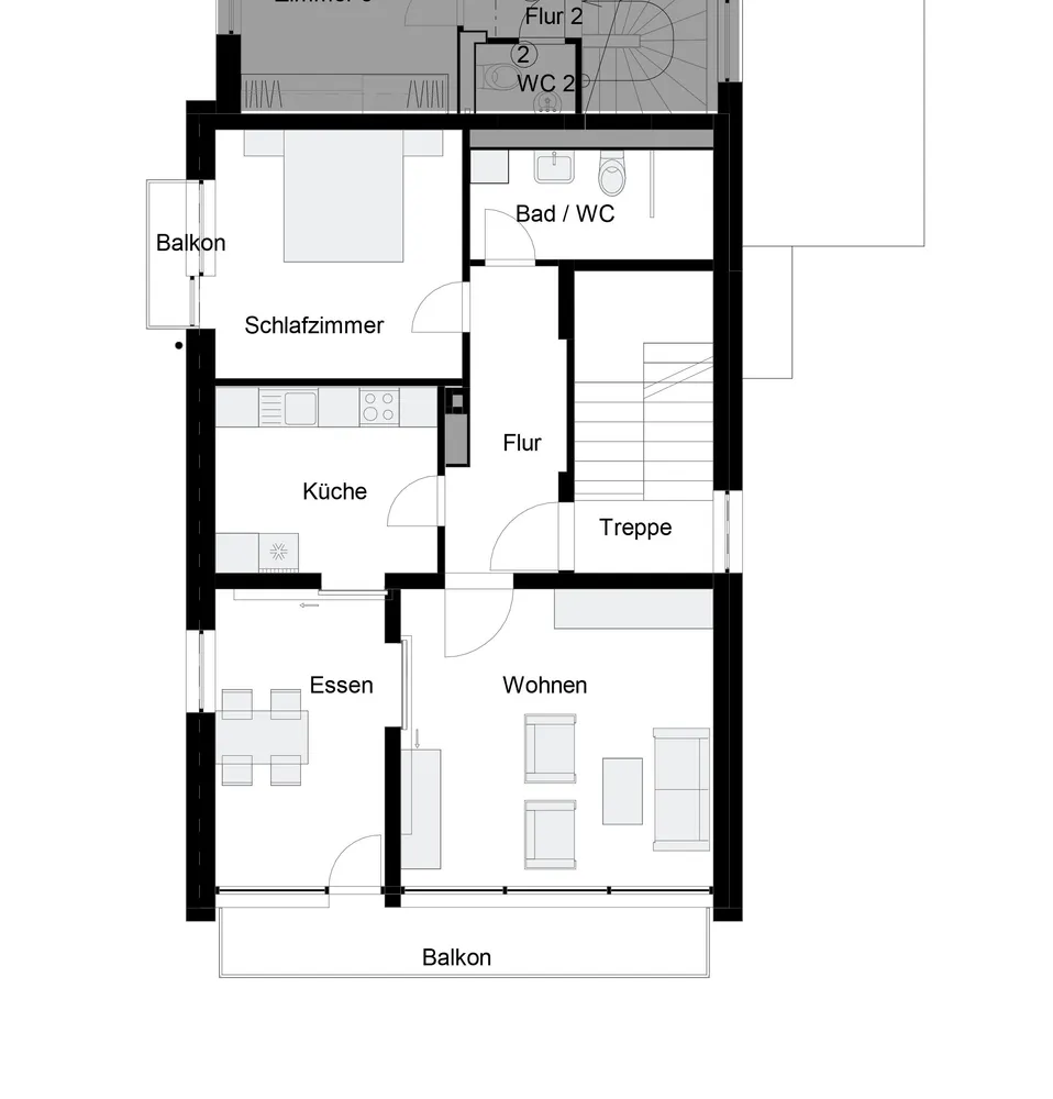 3 Zimmer Wohnung mit 74 m² in Stuttgart – Bild 6