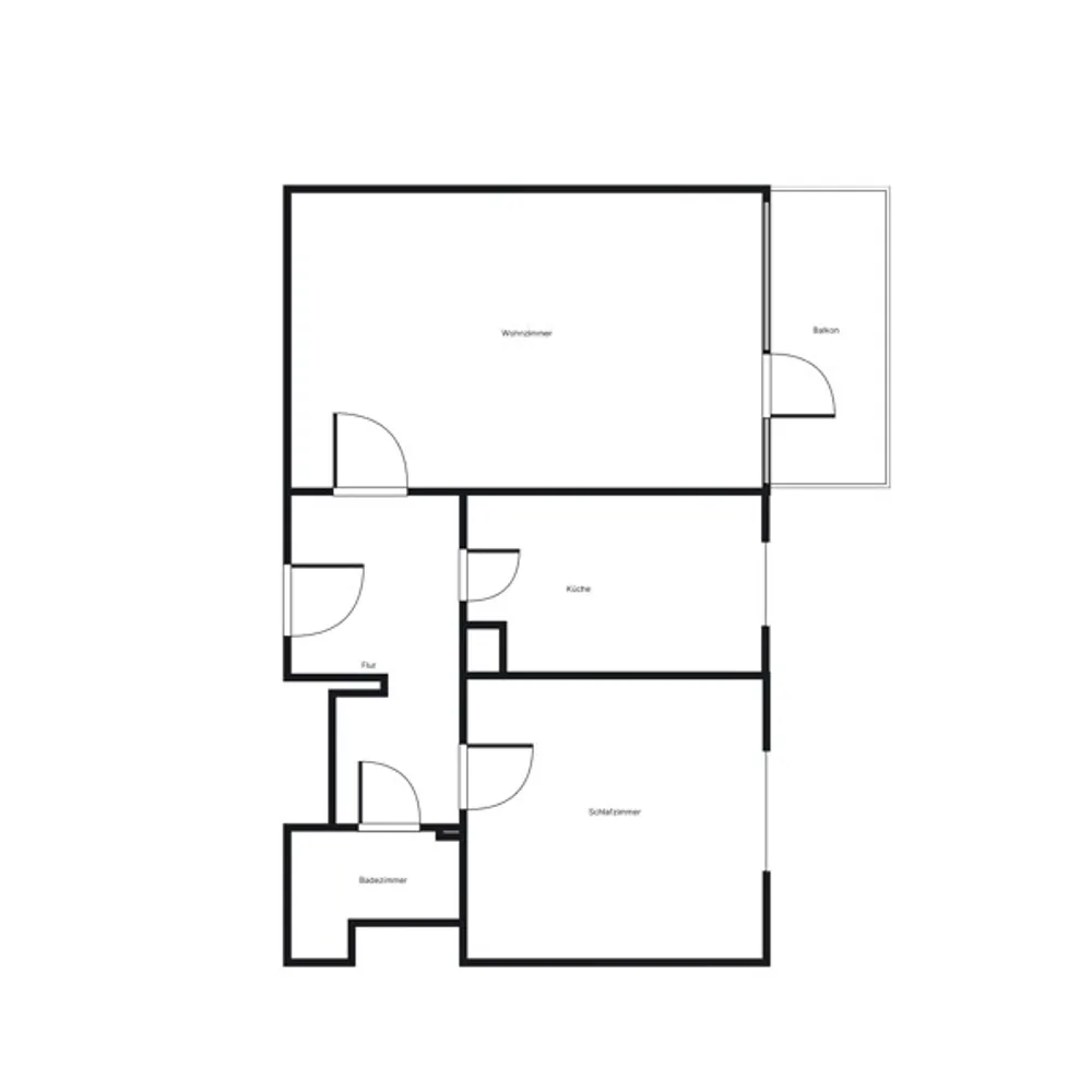 2 room apartment with 56 m² in Hanover – Photo 2