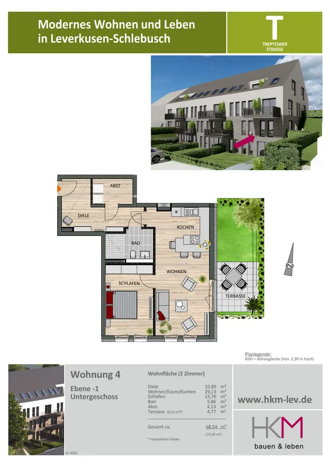2 room apartment with 69 m² in Leverkusen – Photo 4