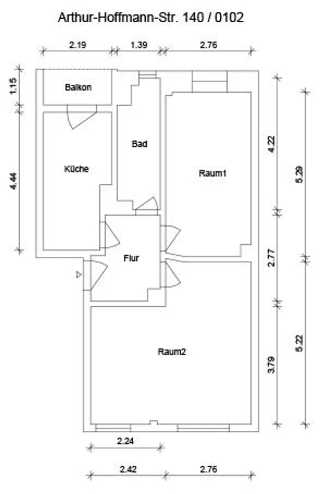 2 Zimmer Wohnung mit 61 m² in Leipzig – Bild 4