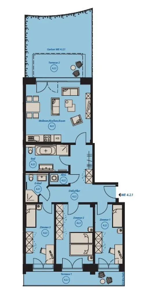 4 Zimmer Wohnung mit 107 m² in Leipzig – Bild 11