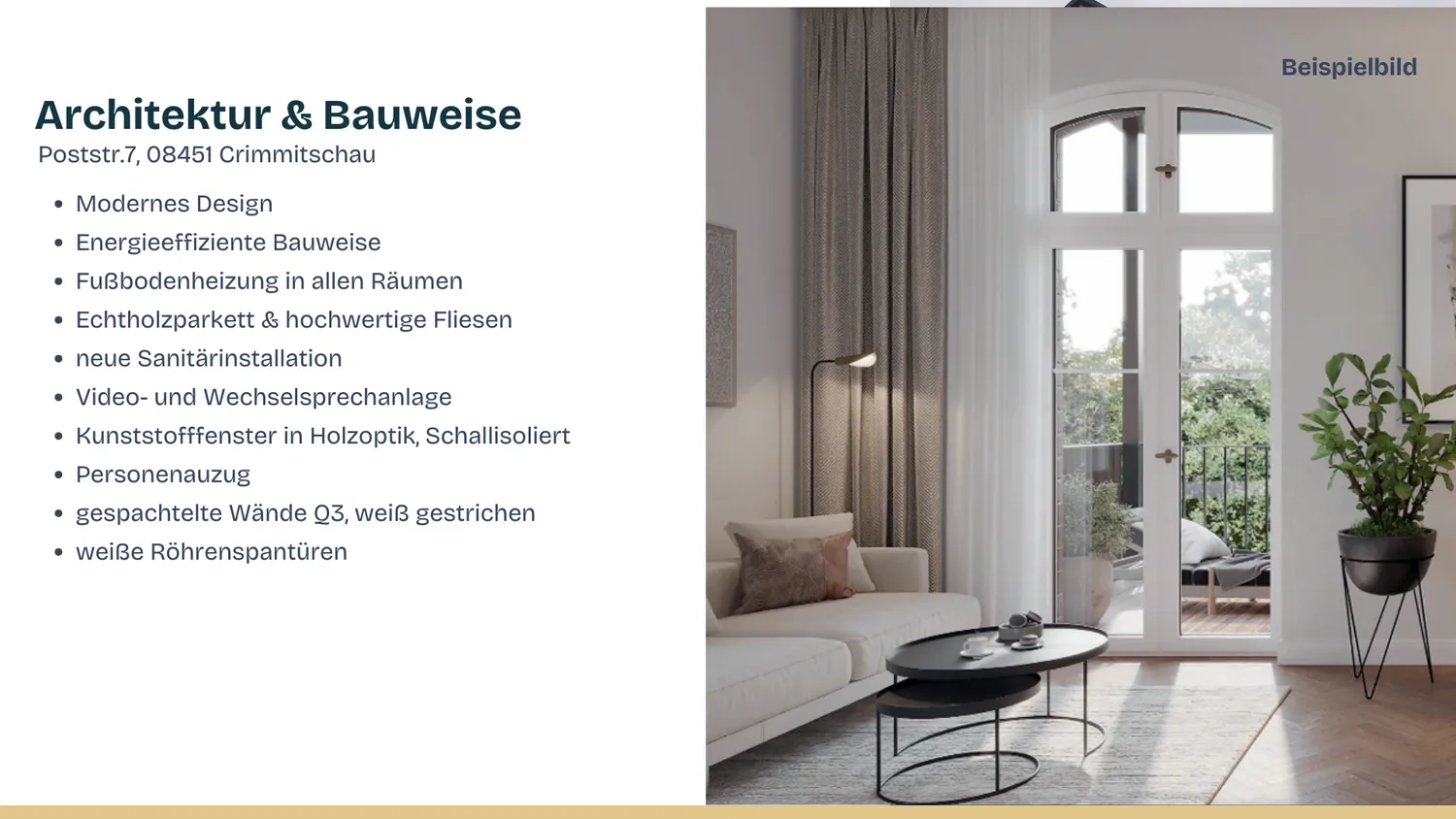 2 Zimmer Wohnung mit 50 m² in Crimmitschau – Bild 2