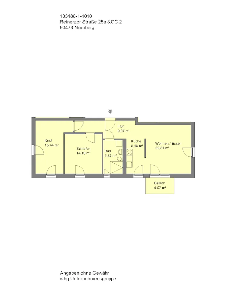 3 Zimmer Wohnung mit 75 m² in Nürnberg – Bild 11