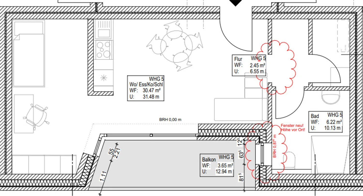 1 Zimmer Wohnung mit 49 m² in Oldenburg – Bild 1