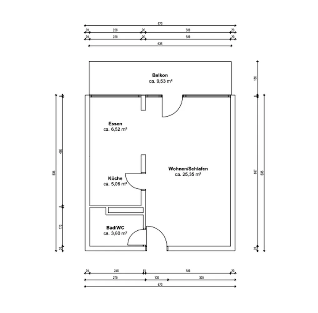 2 Zimmer Wohnung mit 46 m² in Ludwigshafen am Rhein – Bild 5
