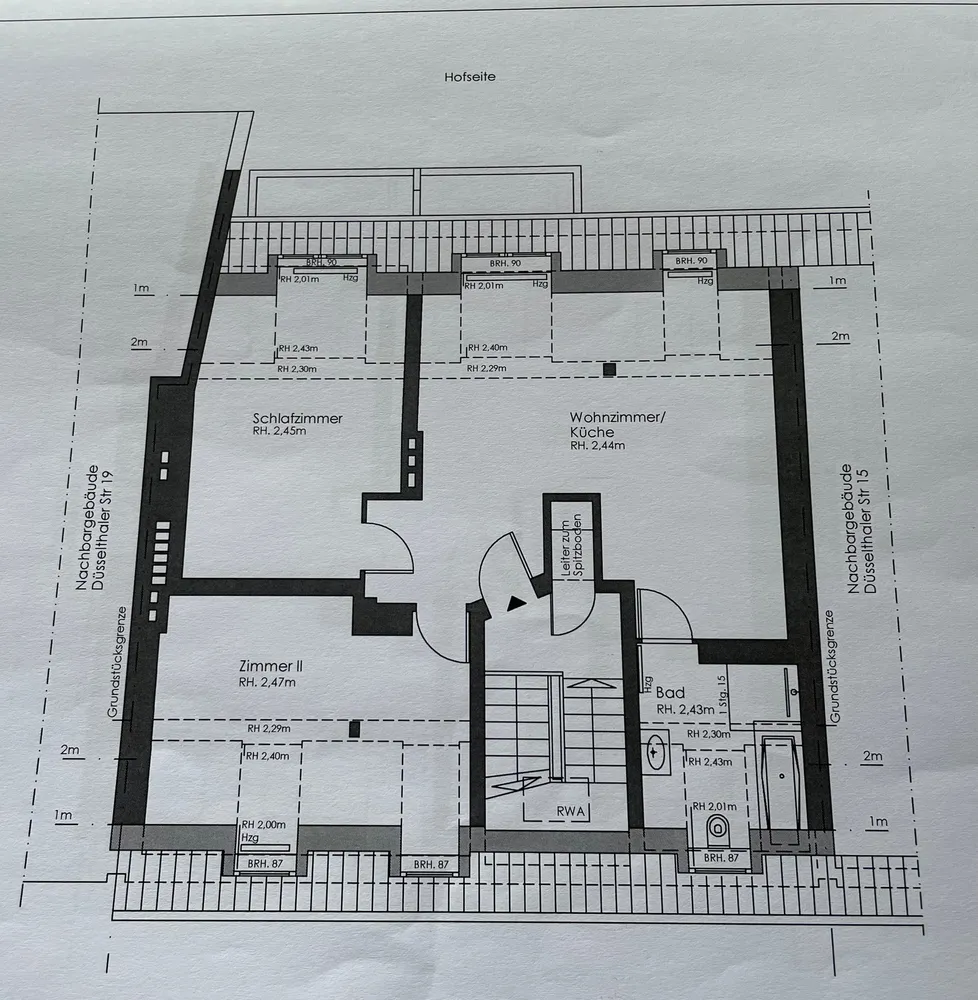 3 room apartment with 85 m² in Düsseldorf – Photo 2
