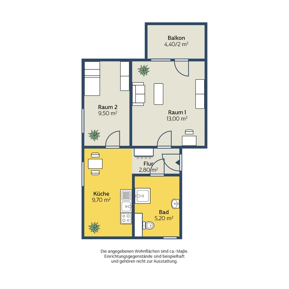 2 Zimmer Wohnung mit 42 m² in Leipzig – Bild 5