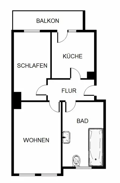 2 Zimmer Wohnung mit 57 m² in Leipzig – Bild 5