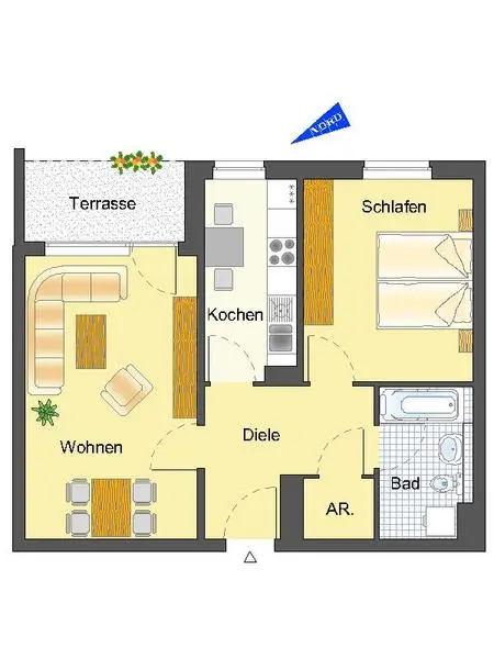 3 Zimmer Wohnung mit 76 m² in Essen – Bild 5