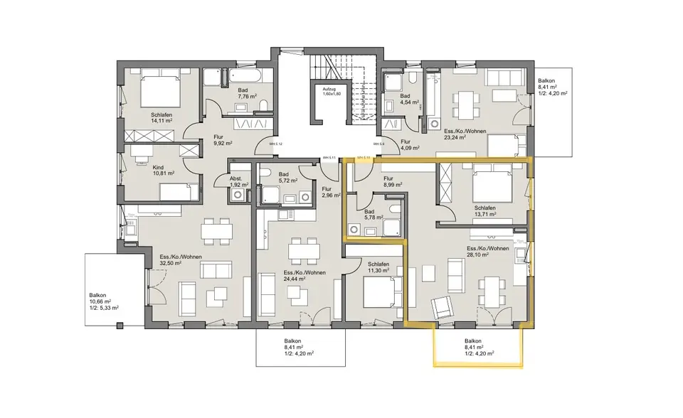 2 Zimmer Wohnung mit 49 m² in Nördlingen – Bild 5