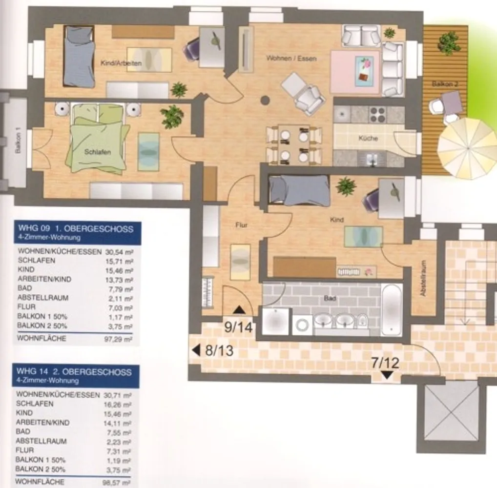 4 Zimmer Wohnung mit 99 m² in Dresden – Bild 2