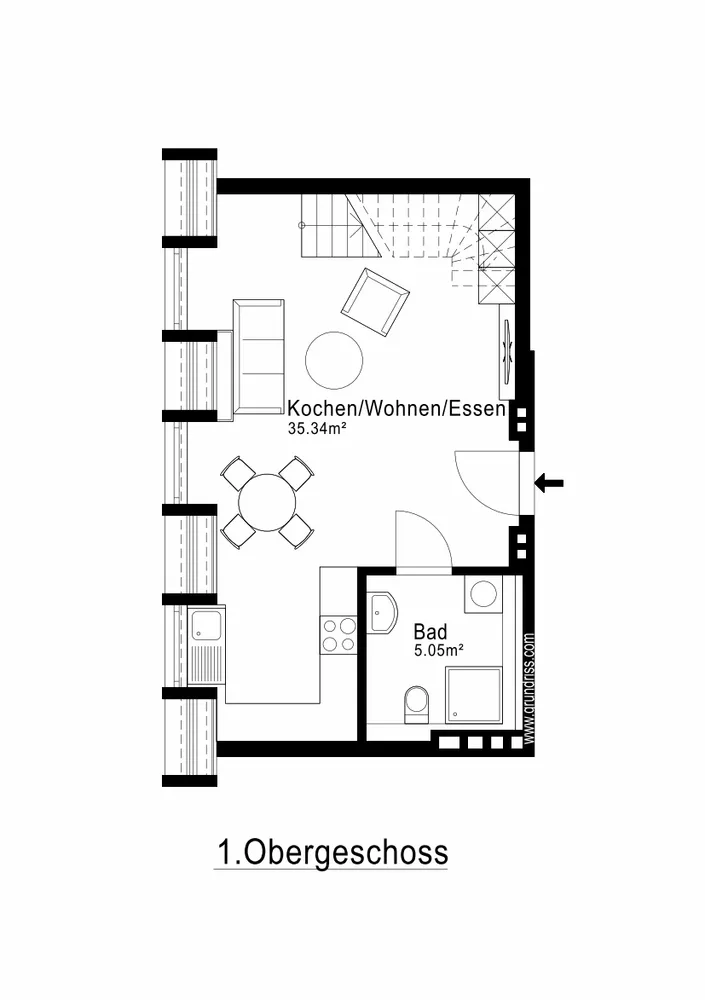 2 Zimmer Wohnung mit 55 m² in München – Bild 6