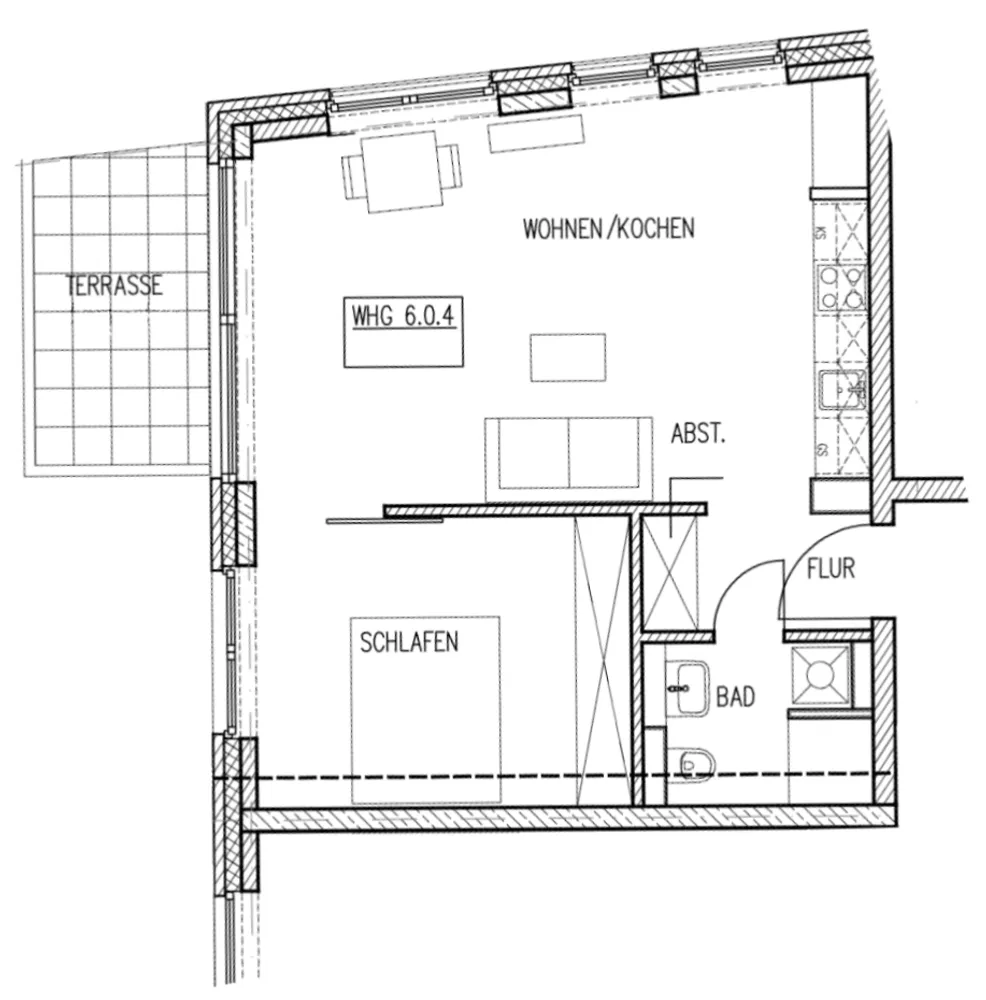 2 Zimmer Wohnung mit 52 m² in Oldenburg – Bild 3