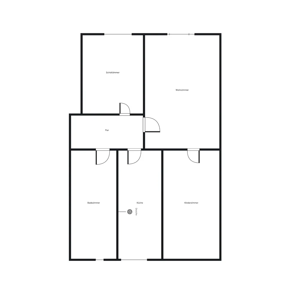 3 room apartment with 55 m² in Berlin – Photo 2