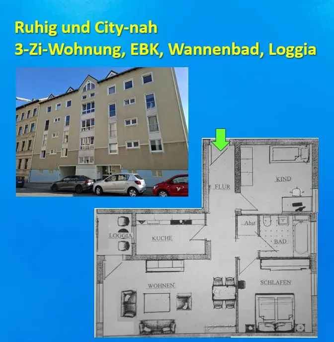 3 Zimmer Wohnung mit 71 m² in Braunschweig – Bild 4
