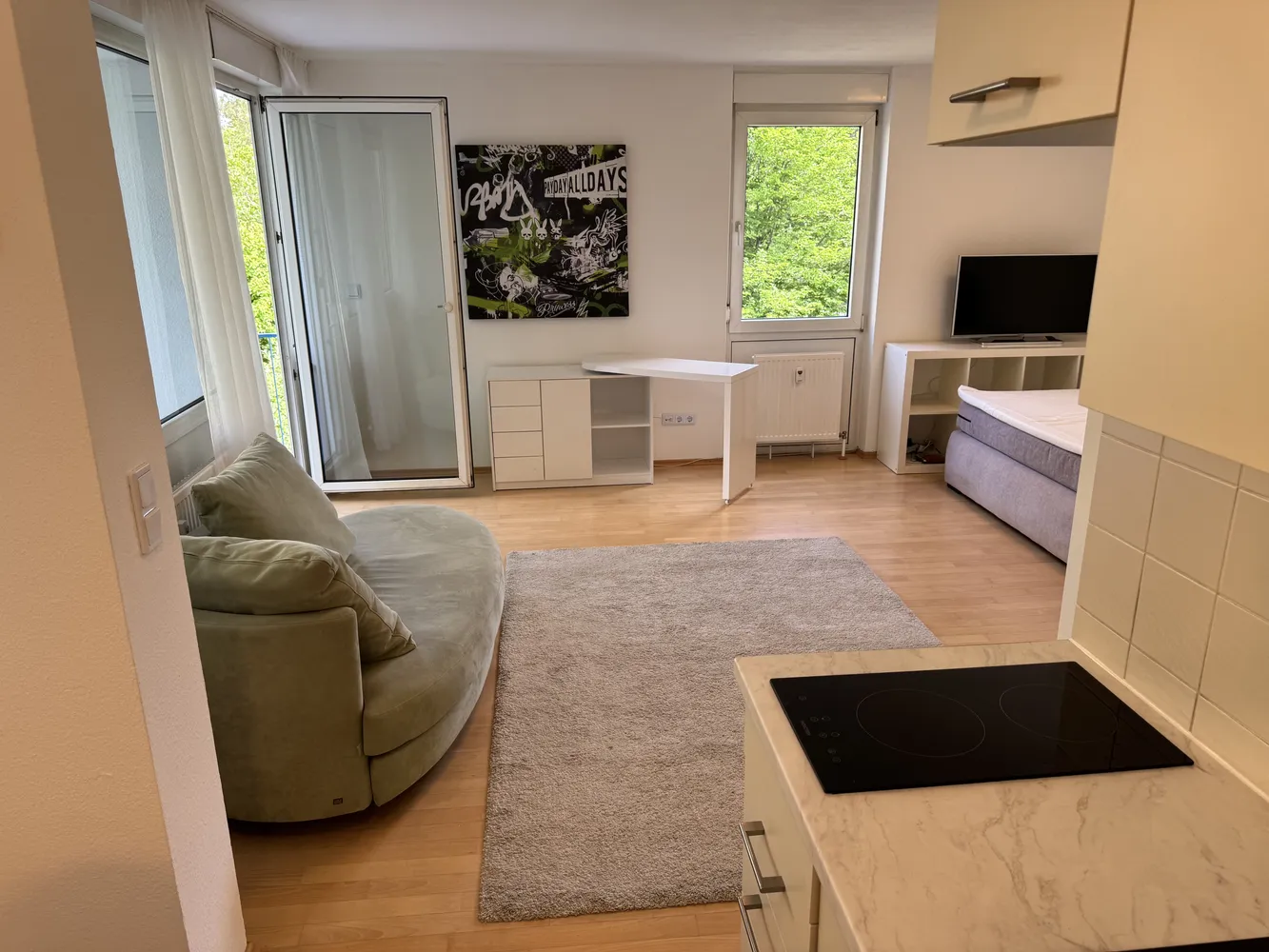 1 Zimmer Wohnung mit 40 m² in München – Bild 2