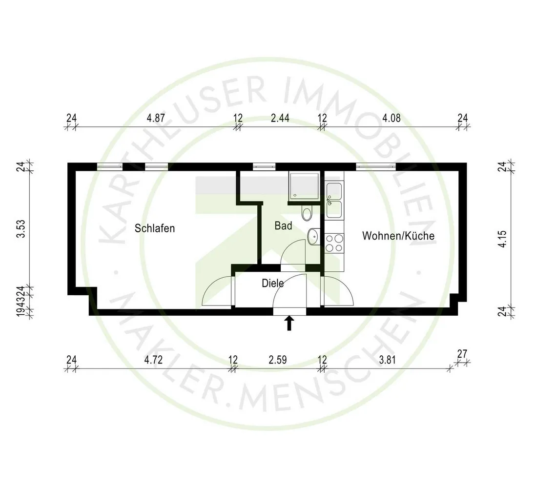 2 Zimmer Wohnung mit 45 m² in Velbert – Bild 11