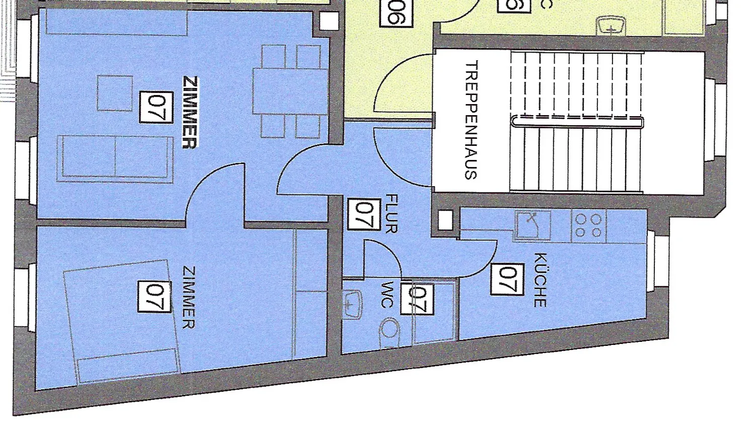 2 Zimmer Wohnung mit 46 m² in Nürnberg – Bild 2