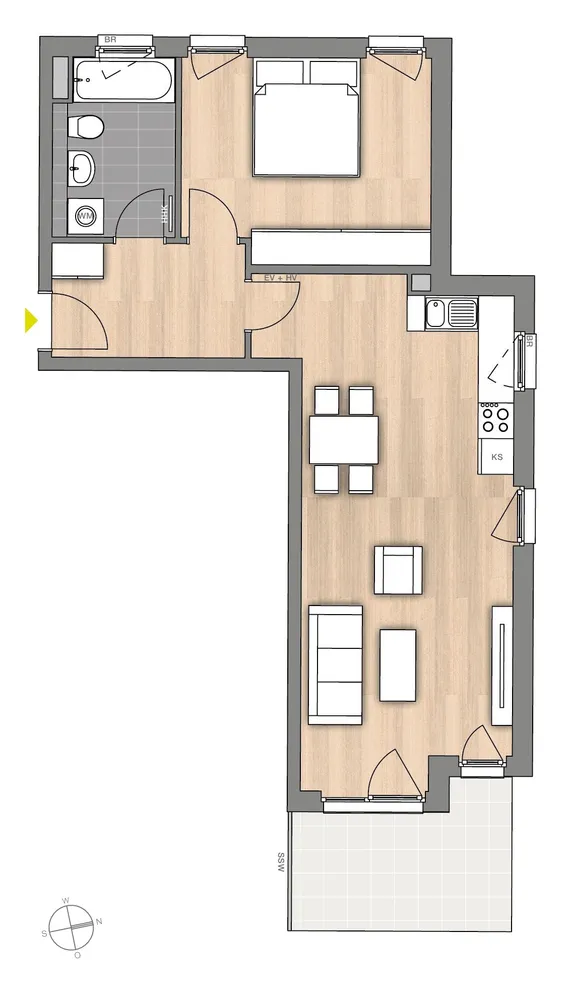 2 Zimmer Wohnung mit 61 m² in München – Bild 8
