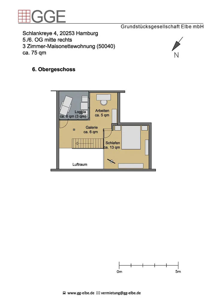 2 Zimmer Wohnung mit 71 m² in Hamburg – Bild 8