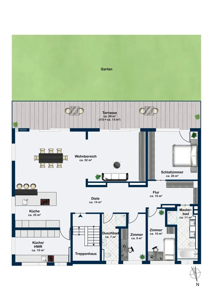 5 Zimmer Wohnung mit 183 m² in München – Bild 12