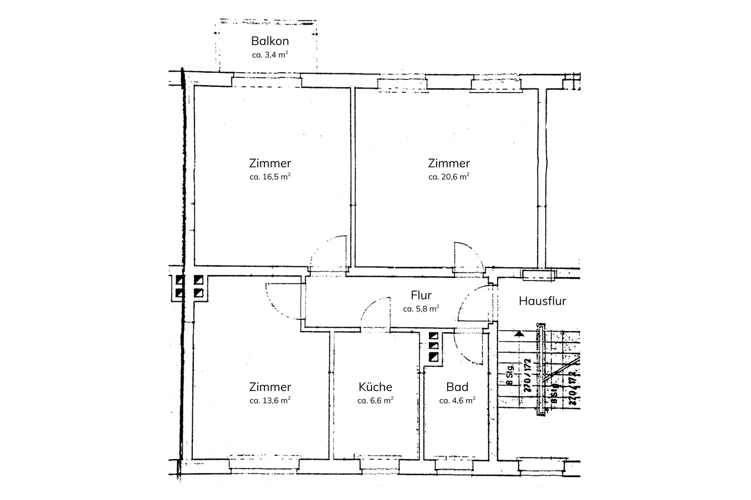 3 Zimmer Wohnung mit 69 m² in Eberswalde – Bild 2