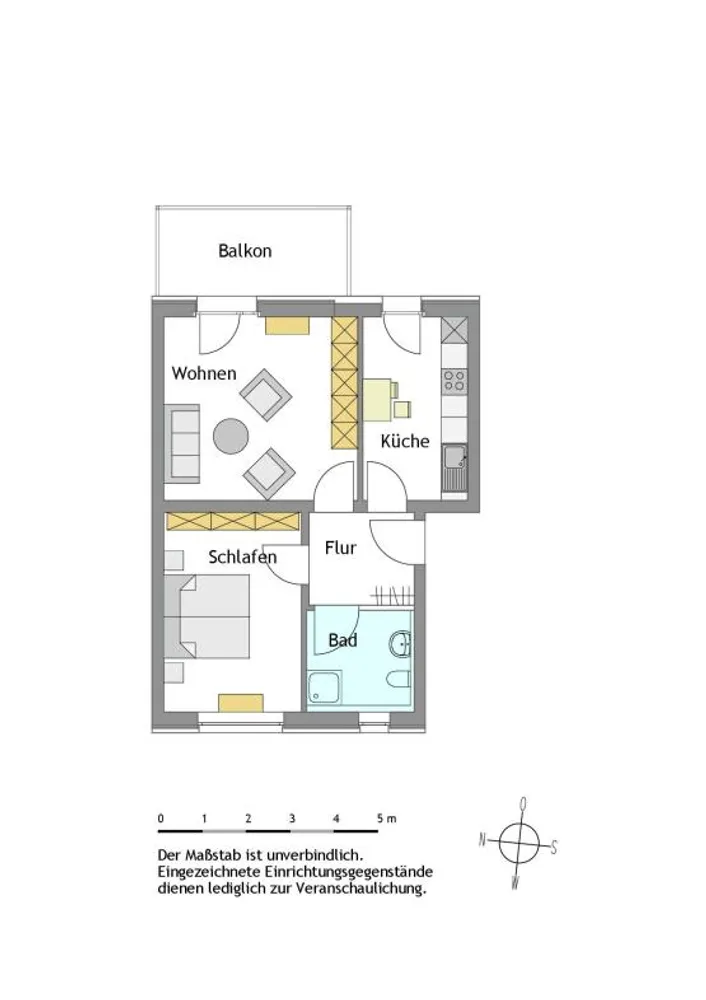 2 Zimmer Wohnung mit 56 m² in Mülheim an der Ruhr – Bild 2