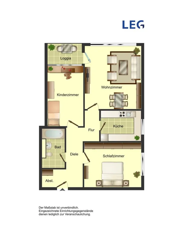 3 room apartment with 76 m² in Cologne – Photo 1