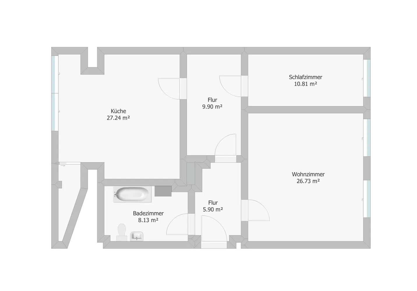 2 room apartment with 89 m² in Fürstenwalde/Spree – Photo 5