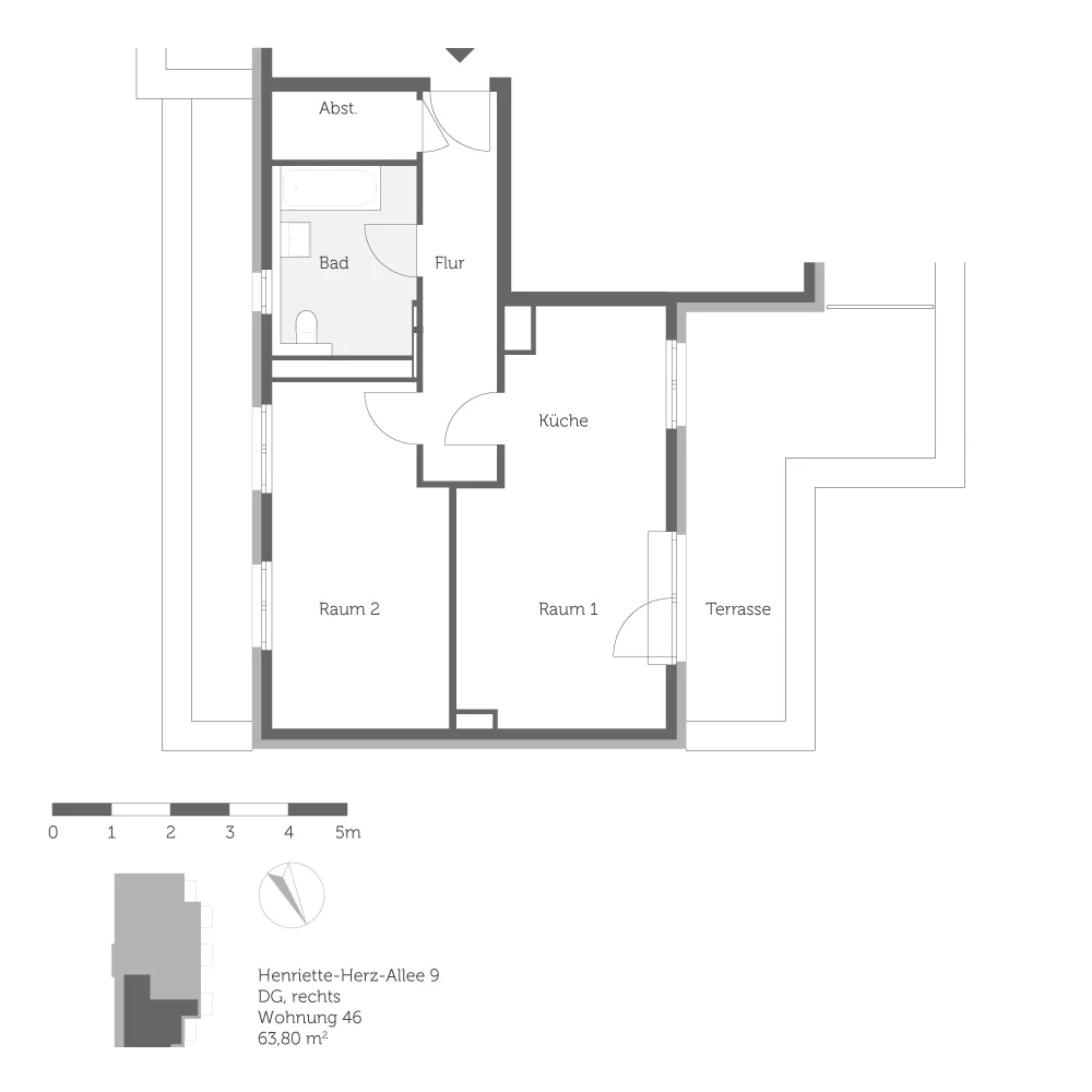 2 Zimmer Wohnung mit 64 m² in Berlin – Bild 12