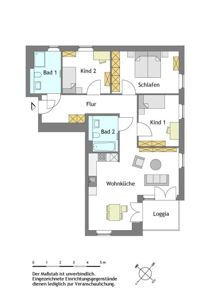 4 Zimmer Wohnung mit 98 m² in Mülheim an der Ruhr – Bild 2