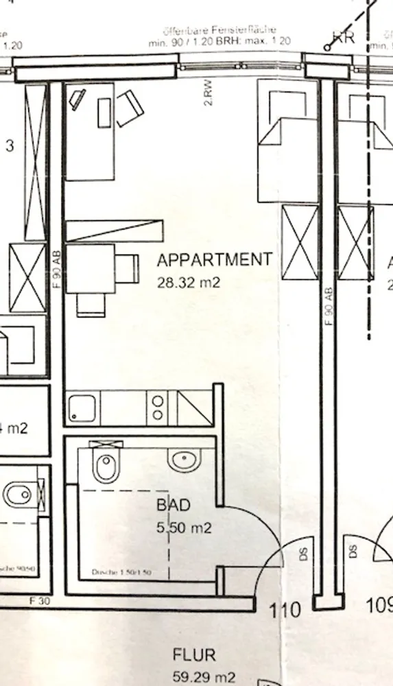 1 Zimmer Wohnung mit 34 m² in Köln – Bild 8