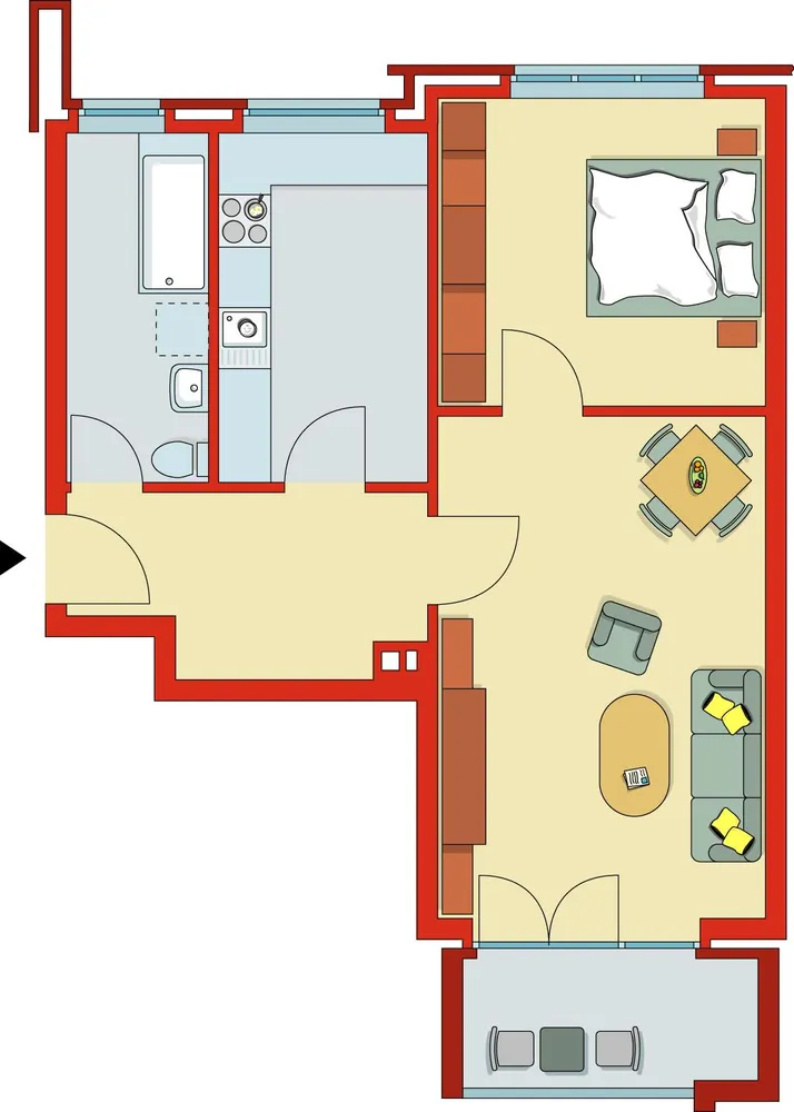2 Zimmer Wohnung mit 58 m² in Kiel – Bild 10
