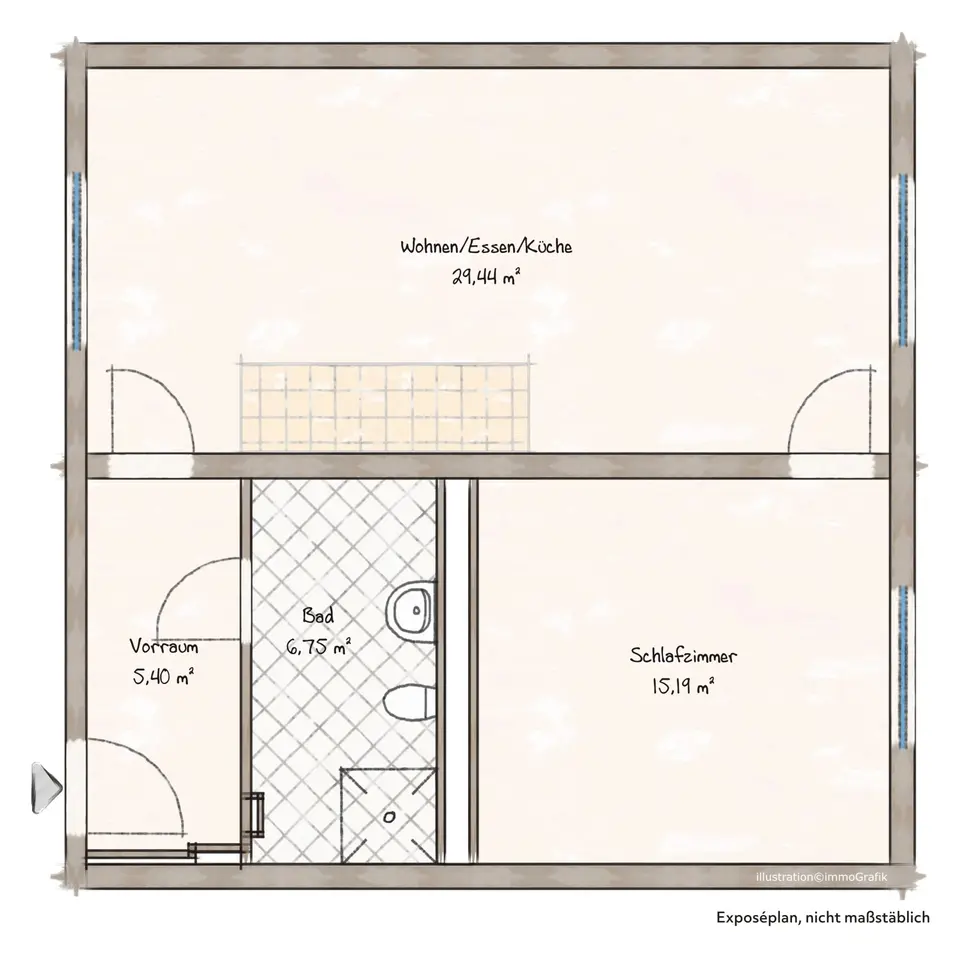 2 Zimmer Wohnung mit 57 m² in Berchtesgaden – Bild 5