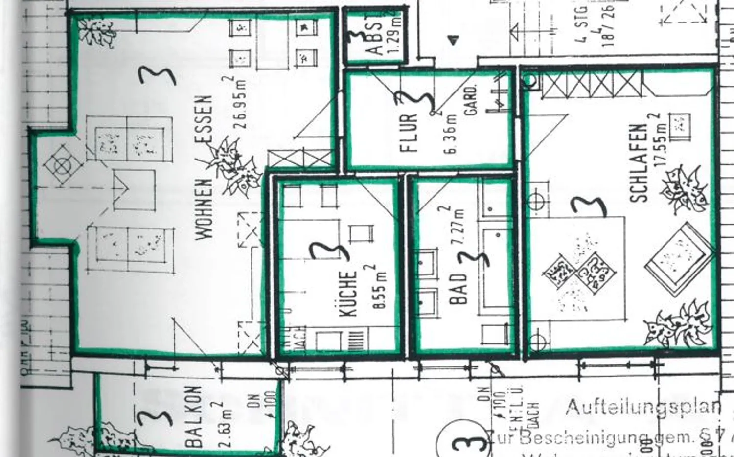 2 Zimmer Wohnung mit 71 m² in Paderborn – Bild 2
