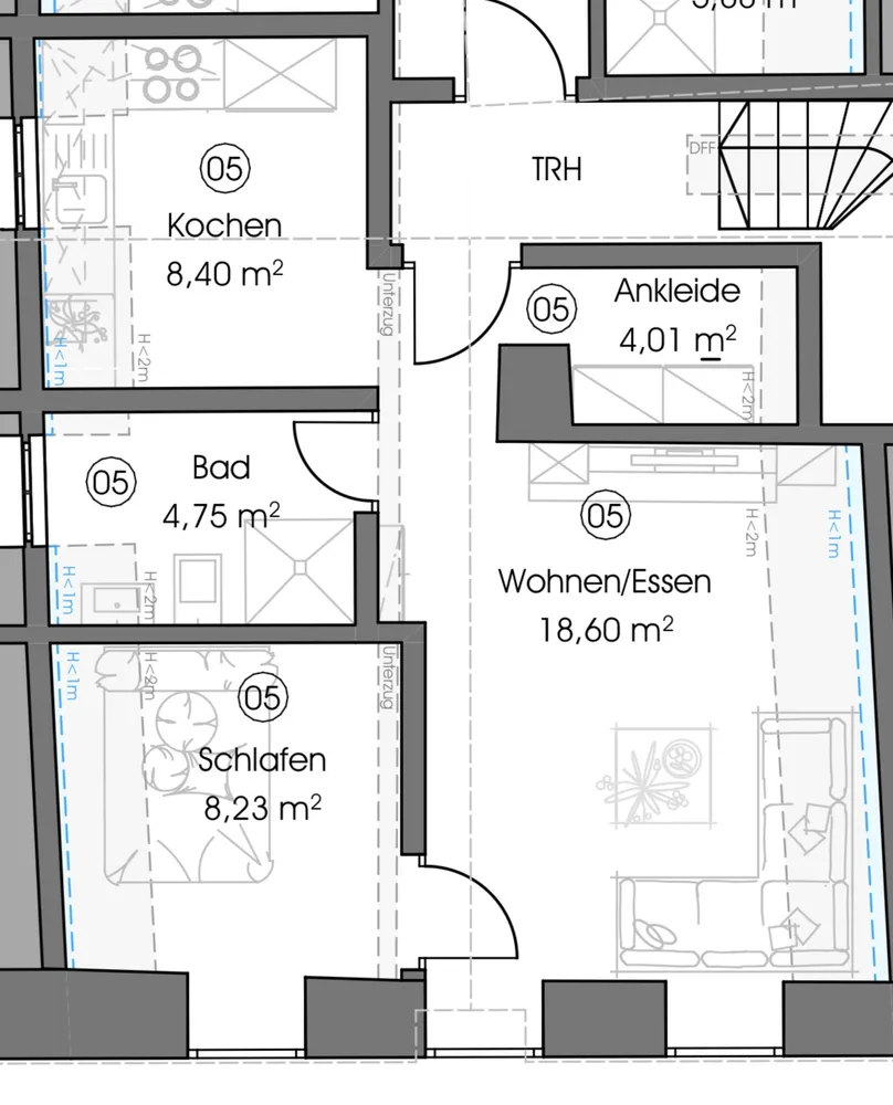 2 Zimmer Wohnung mit 44 m² in Augsburg – Bild 8