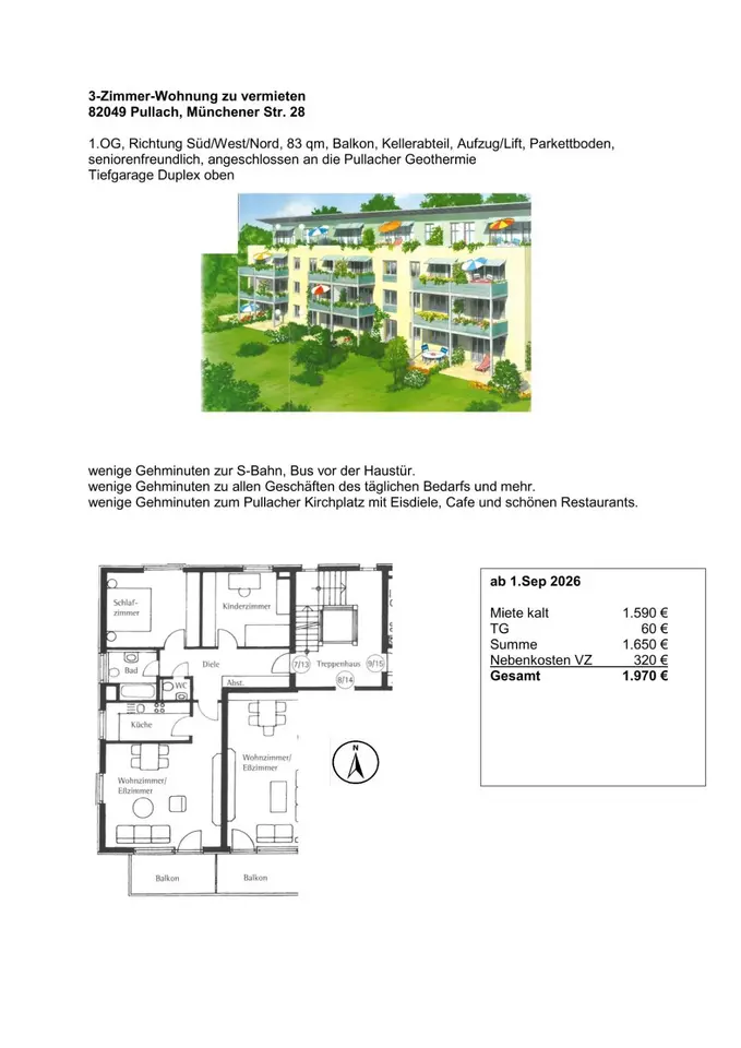 3 Zimmer Wohnung mit 76 m² in Starnberg – Bild 10