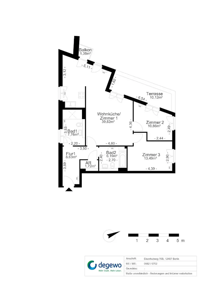 3 Zimmer Wohnung mit 94 m² in Berlin – Bild 6