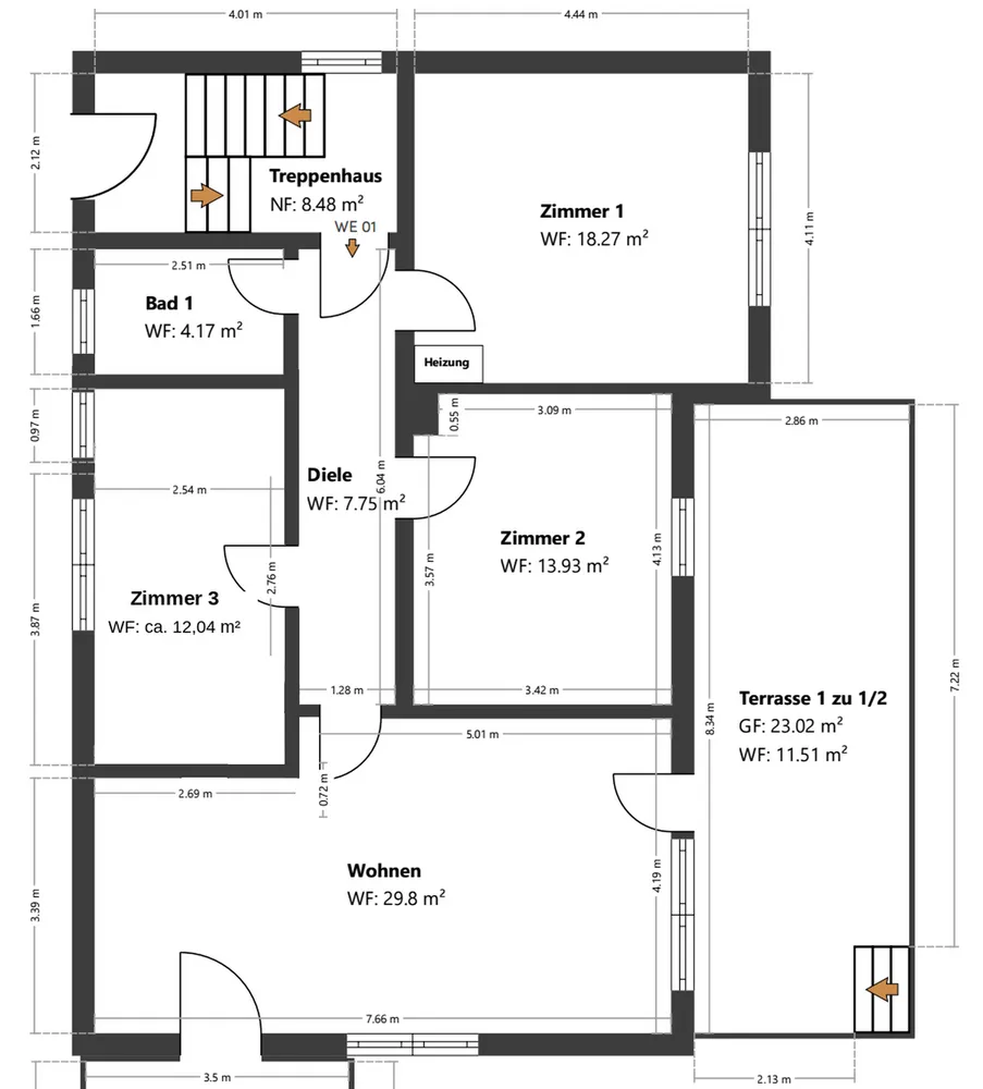 4 Zimmer Wohnung mit 102 m² in Dachau – Bild 7