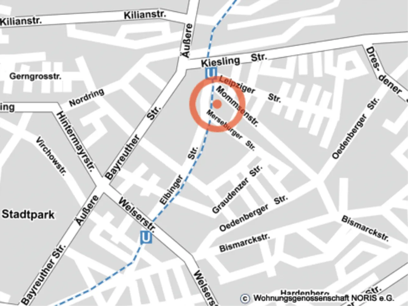 2 Zimmer Wohnung mit 51 m² in Nürnberg – Bild 2