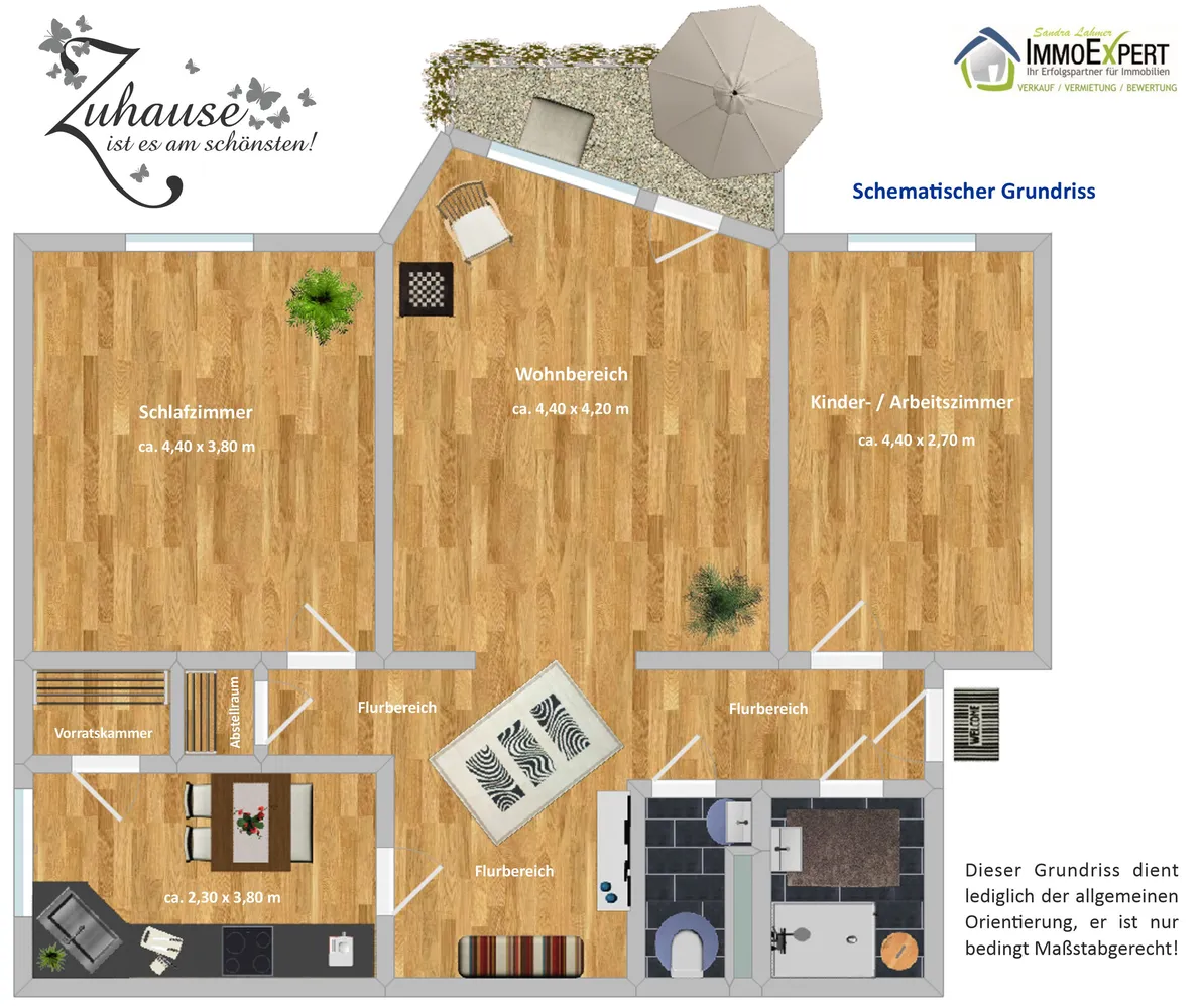 4 Zimmer Wohnung mit 81 m² in Essen – Bild 2