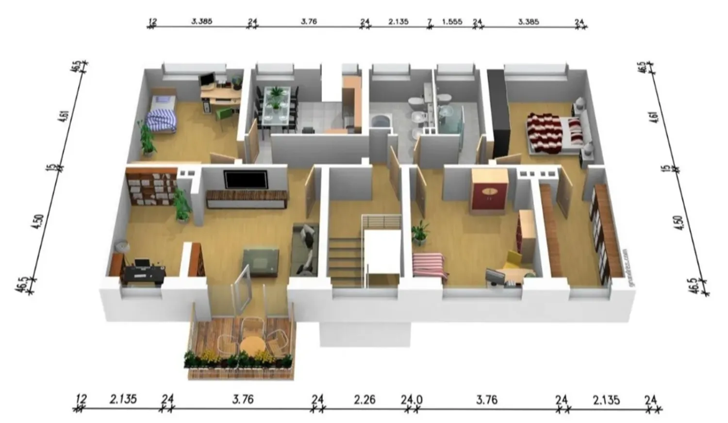 5 Zimmer Wohnung mit 120 m² in Chemnitz – Bild 5