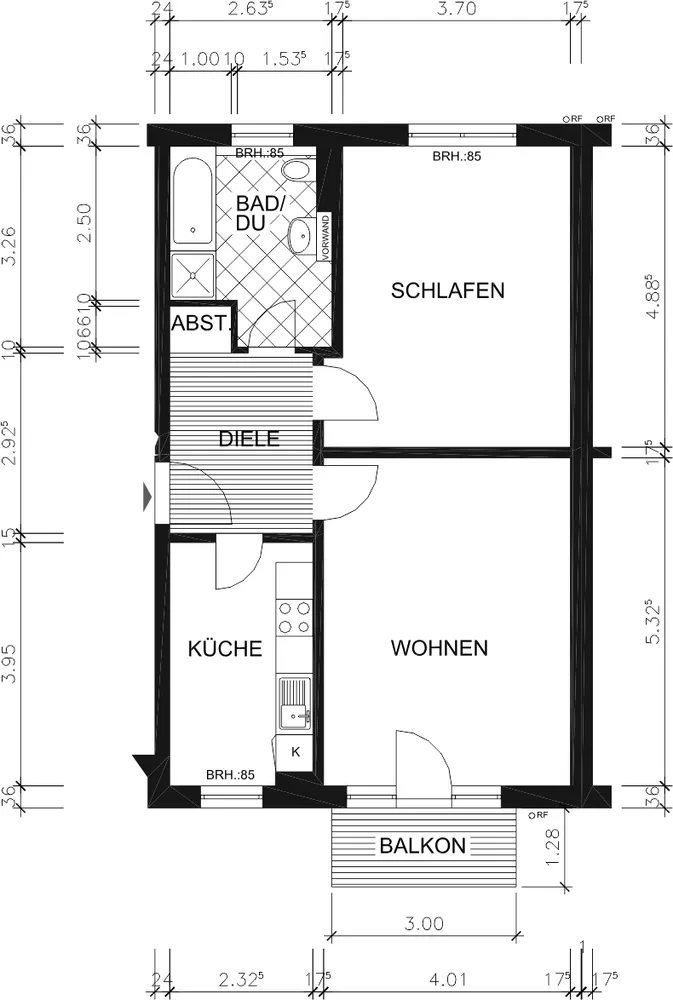 2 room apartment with 66 m² in Chemnitz – Photo 3