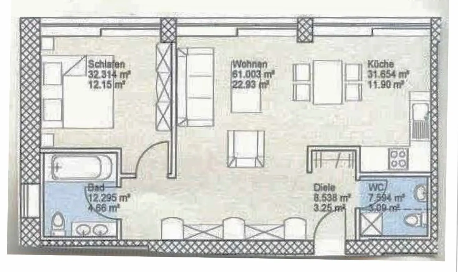 2 Zimmer Wohnung mit 58 m² in Regensburg – Bild 6