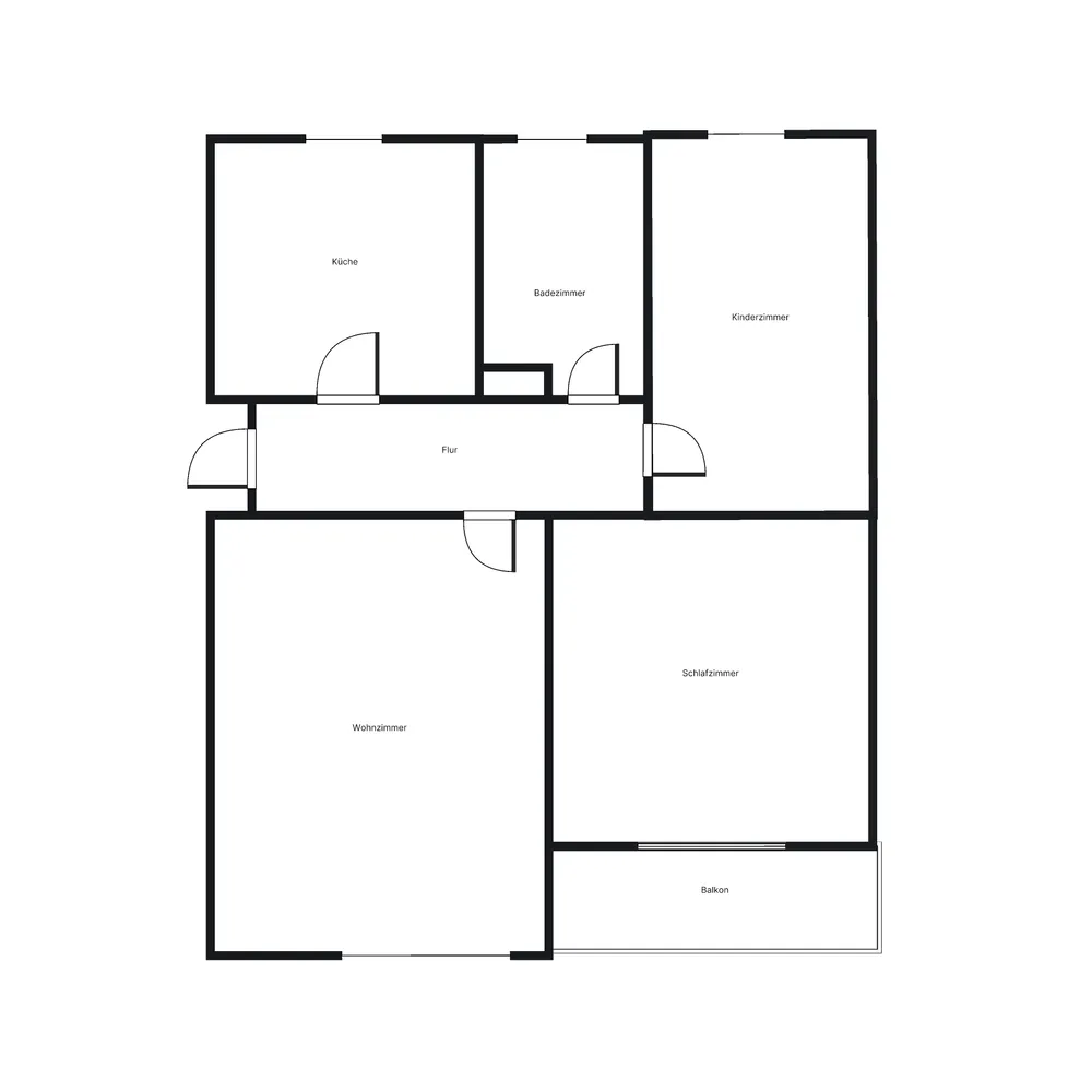 3 Zimmer Wohnung mit 63 m² in Braunschweig – Bild 2