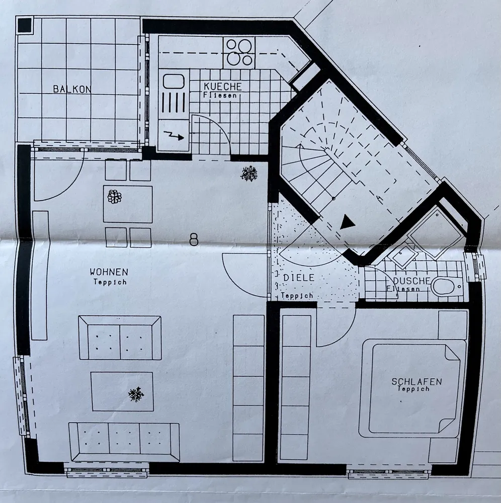 3 Zimmer Wohnung mit 55 m² in Mülheim an der Ruhr – Bild 3