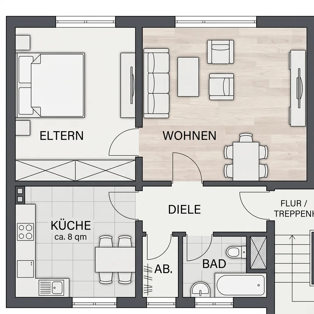 2 Zimmer Wohnung mit 57 m² in Bochum – Bild 6